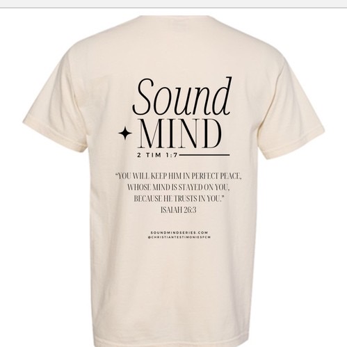 Sound Mind T-shirt back print