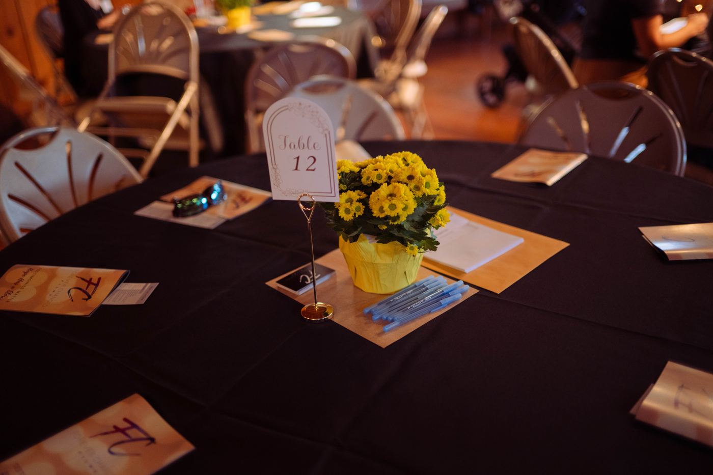 Every table set and ready